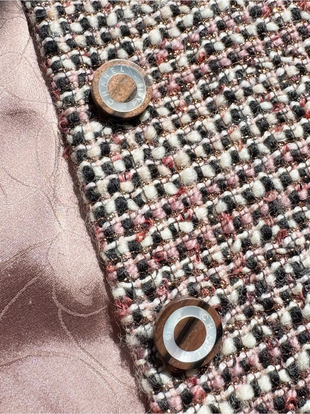 Vintage Chanel Multi Color Tweed Jacket | 2003A